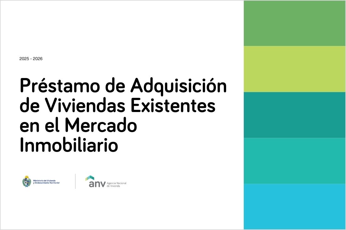 PPT préstamo para vivienda existente en el mercado inmobiliario del del MVOT
