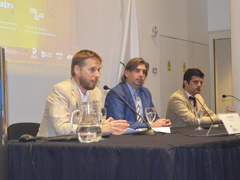 Klaus Mill, Juan Pablo Delgado y Álvaro Martínez