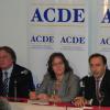 De izquierda a derecha: Ec. Fernando Lorenzo (Ministro de Economía y Finanzas), Arq. Graciela Muslera (Ministra de Vivienda), Ec. Carlos Mendive (Presidente ANV).