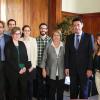 De izquierda a derecha: Autoridades de la ANV junto a Antonio Alonso Granada (Presidente Ejecutivo BBVA) y Virginia Molfese (Responsable de Marketing/Comunicación BBVA).