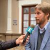 Presidente Klaus Mill en entrevista con la prensa